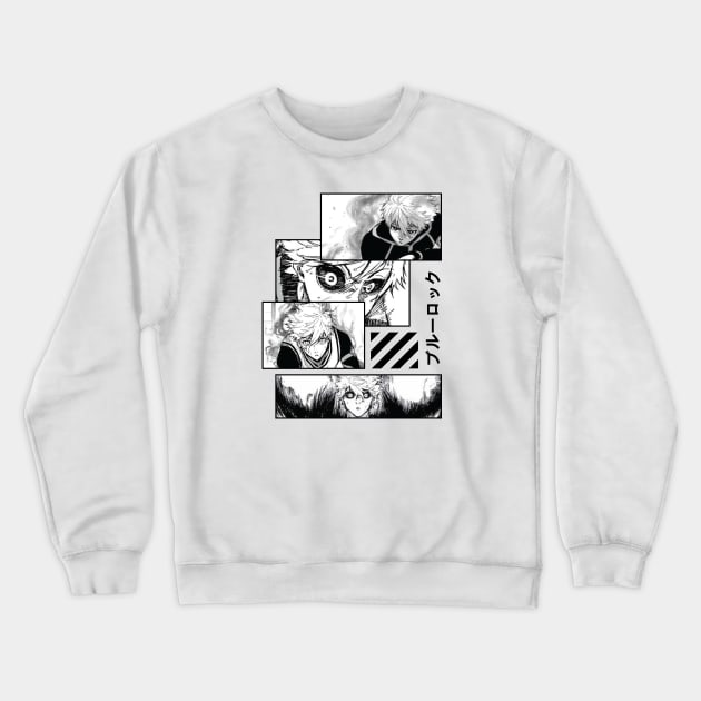 Blue lock - Nagi seishiro For White Crewneck Sweatshirt by Shapwac12